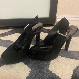 BCBG Girls Suede Heels